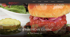 Desktop Screenshot of epochrestaurant.com