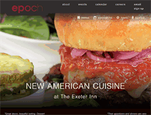 Tablet Screenshot of epochrestaurant.com
